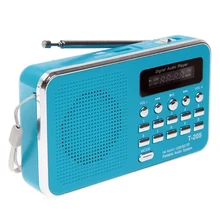 Горячая Распродажа, портативный fm-радиоприемник с Hi-Fi картой, цифровой мультимедийный динамик с MP3 музыкой, громкий динамик, белый, для кемпи...