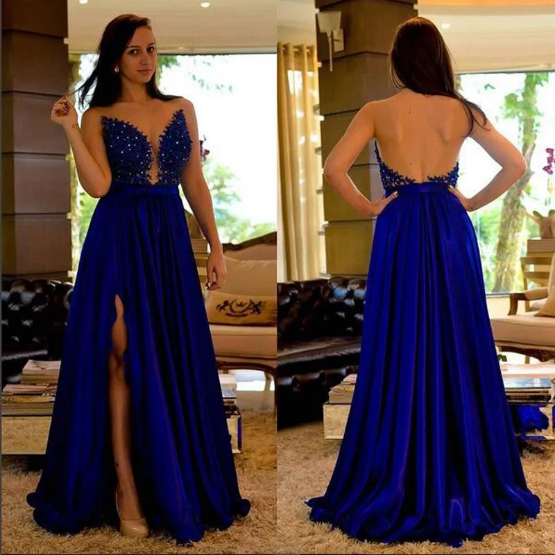 Sexy-High-Split-Backless-Royal-Blue-Evening-Dresses-V-Neck-Sheer-Lace-Appliques-Chiffon-Special-Dress (1)