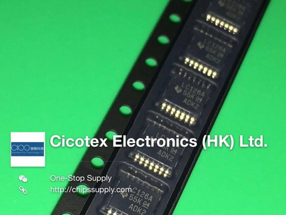 10 Pz/Lotto Sn74Lvc126Apwr Sn74Lvc126Apwt Lc126A Tssop14 Ic Bus Buff Tri-St Qd 14 Tssop