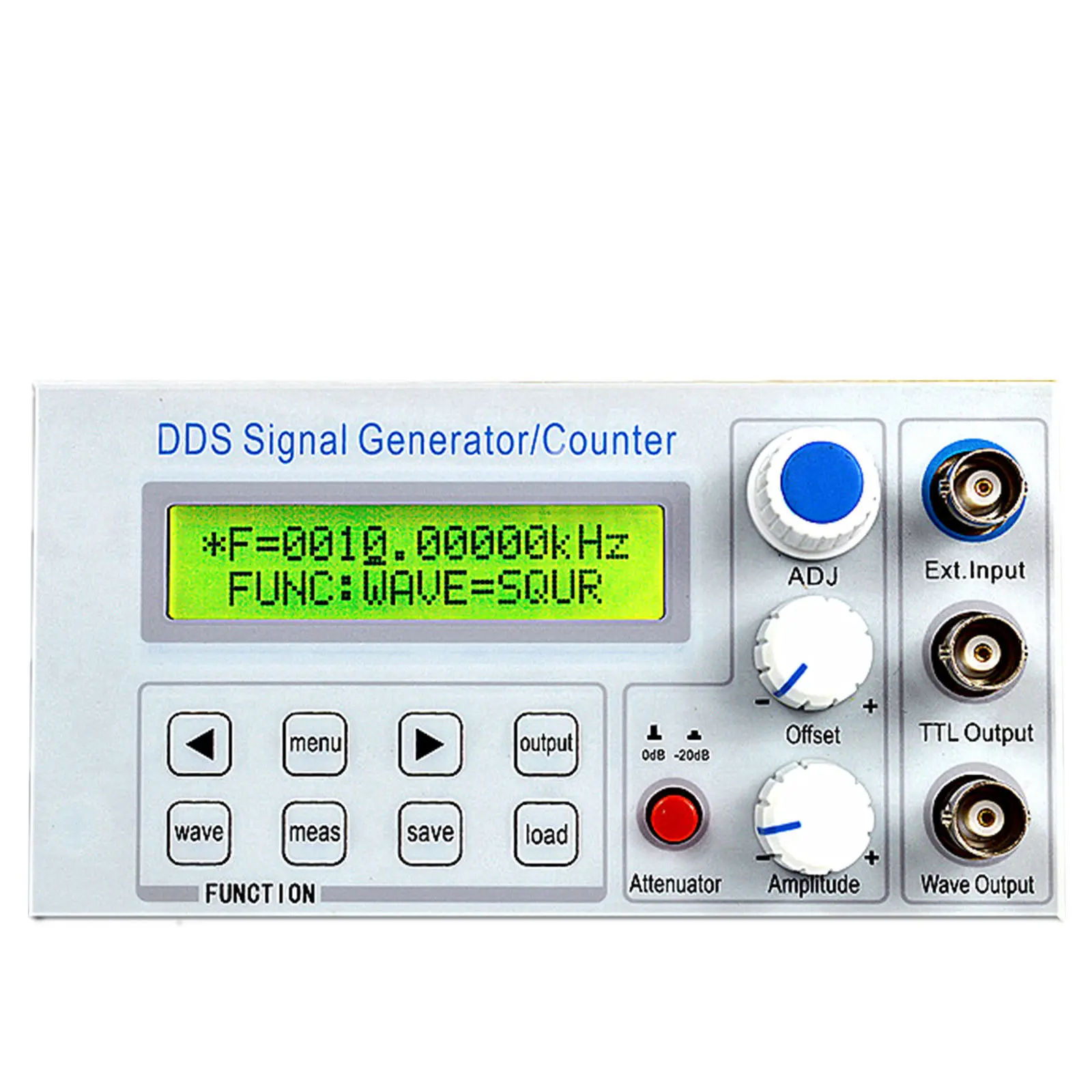 2MHz DDS Function Signal Generator Sine/Square Wave Sweep Frequency Meter TTL Business