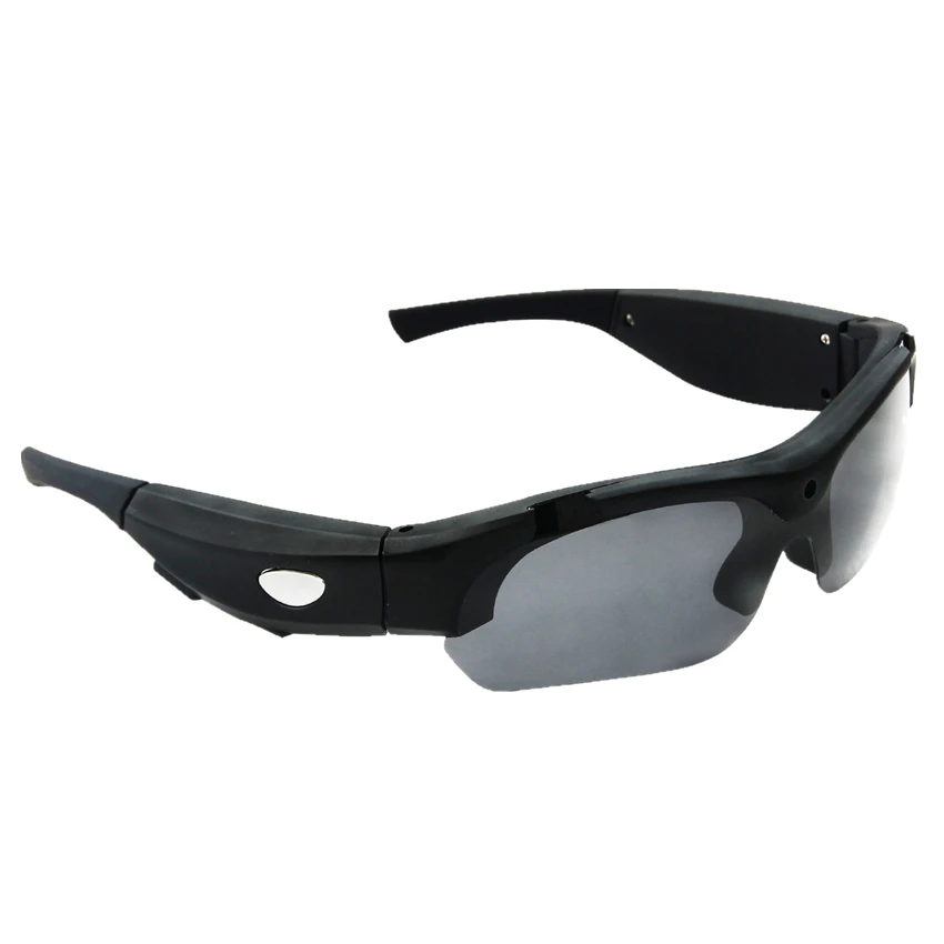HD 1080P 8 ГБ/16 ГБ/32 Гб Камера Смарт очки черный/оранжевый поляризованные линзы солнцезащитные очки камера экшн Спорт Видео камеры очки - Цвет: Black