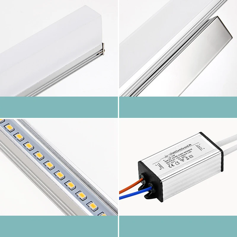 Современный модный светодиодный зеркальный передний светильник 390 мм настенная