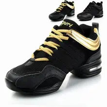 Брендовая танцевальная обувь для женщин, мягкая подошва, джазовая обувь, Современная Высококачественная сетчатая поверхность, Квадратные танцевальные кроссовки, спортивная обувь для взрослых