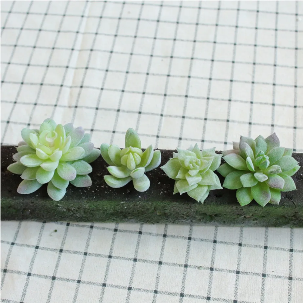 Новый DIY Искусственные растения сочные Мороз Лотос кактус пейзаж моделирование
