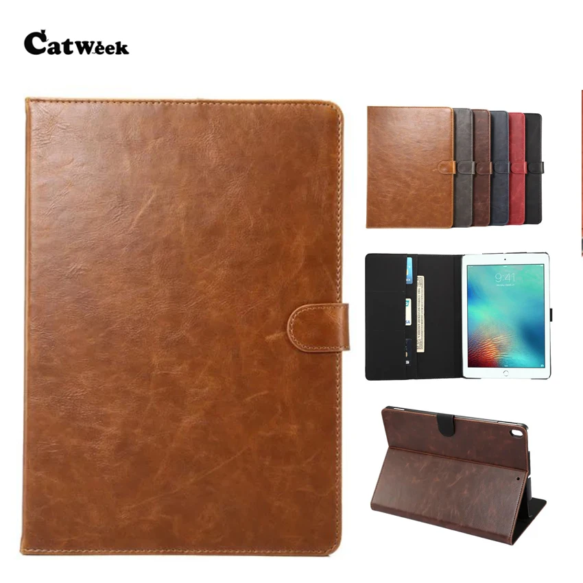 

For iPad Pro 10.5 Case PU Leather Slim Smart Cover Wallet Case For Apple iPad Pro 10. 5" 2017 New Stand Sleeve With Card Slots