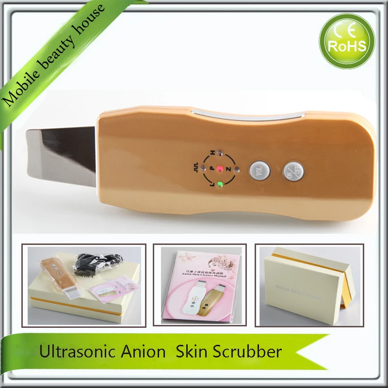 Professional Portable Pigment Dead Skin Blackhead Pores Callus Removal Electric Ultrasonic Skin Scrubber Peeling