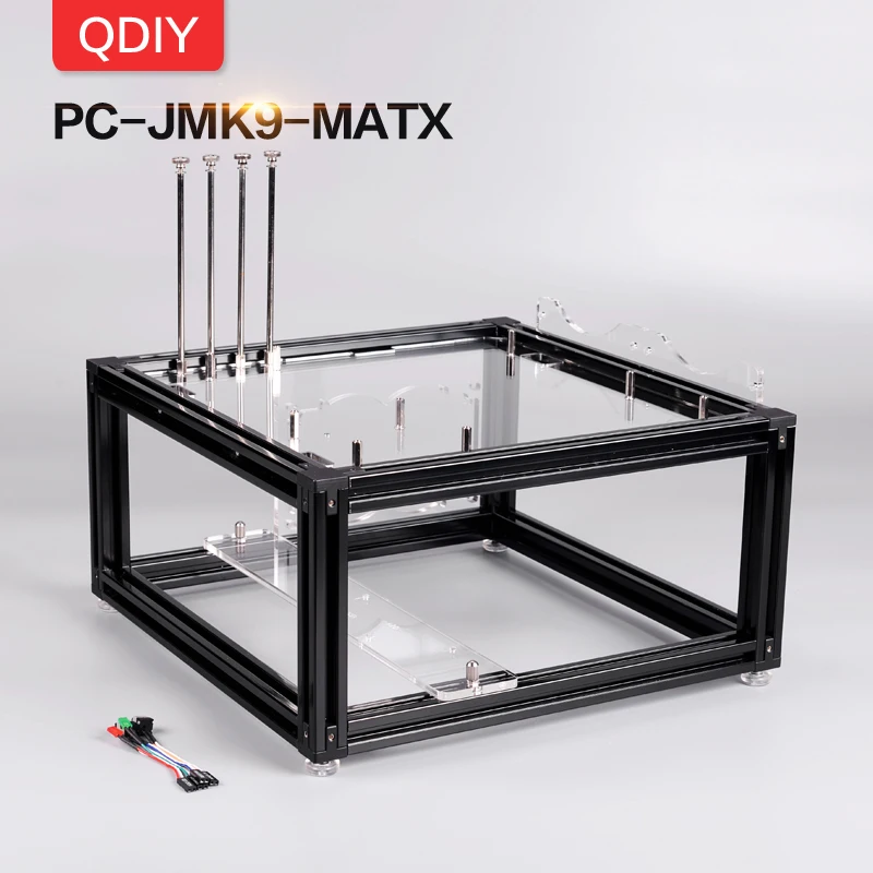 QDIY новый персонализированный блок из алюминиевого сплава MicroATX с водяным