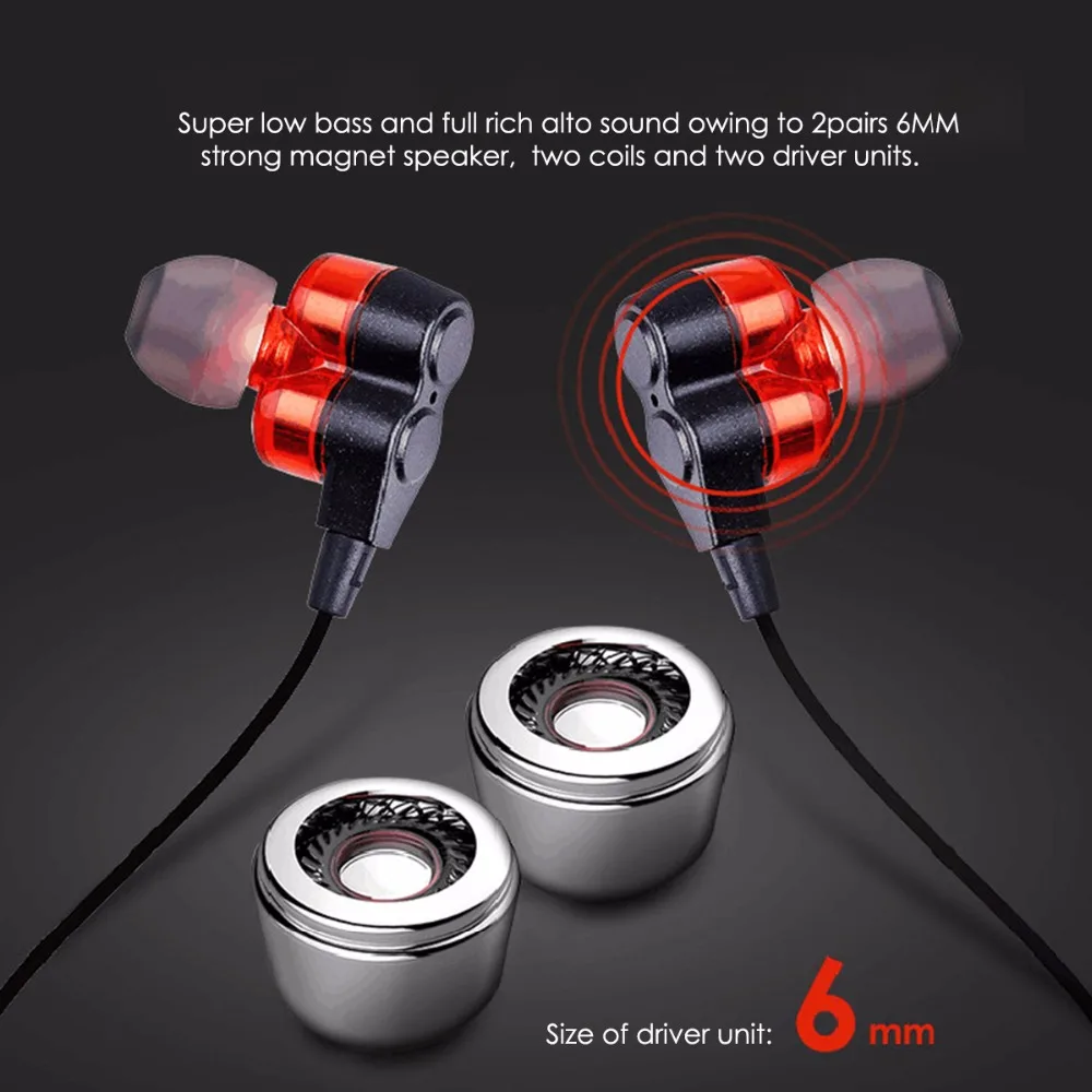 Wireless Headphone In ear Bluetooth Earphone Sports Sweatproof Stereo Headphone With Handsfree Mic For Phone Auriculare