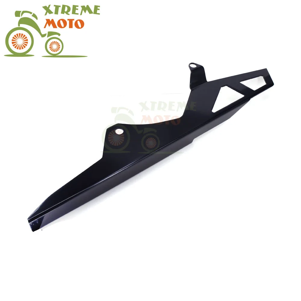 Motorcycle Black Aluminum Chains Guard Cover Shield Guide For SUZUKI