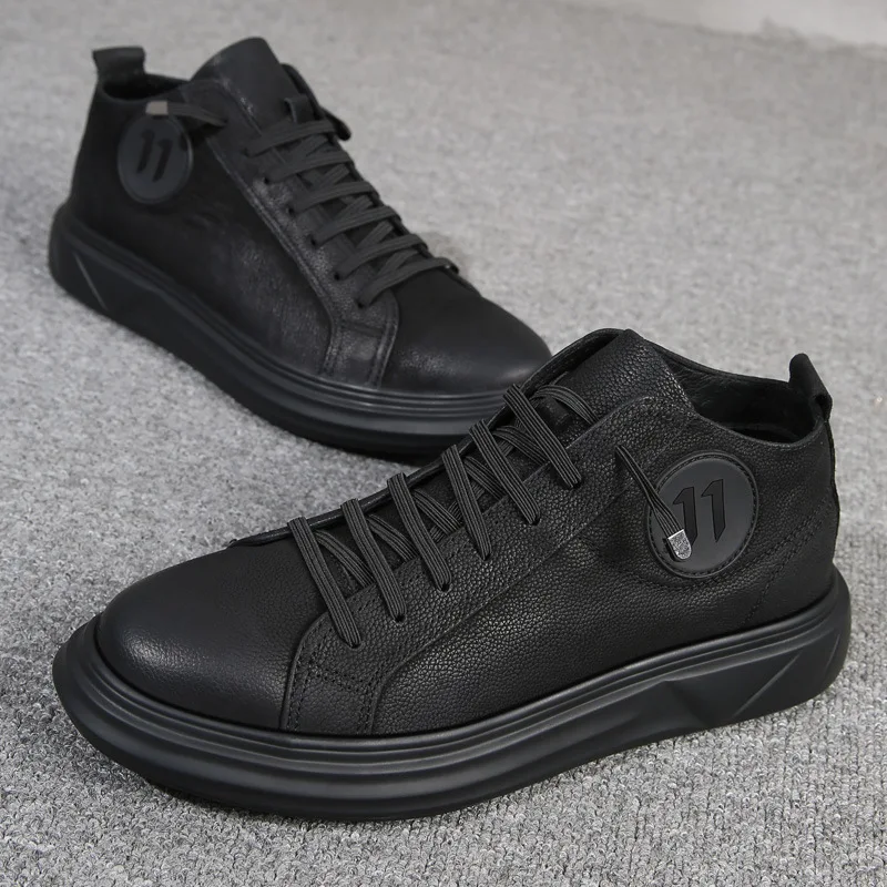 MSSTOR Classics Black Men's Running Shoes Athletic Walking Sneakers Male Athletic Walking Height Increasing Sport Shoes Brand MSSTOR Classics Black Men's Running Shoes Athletic Walking Sneakers Male Athletic Walking Height Increasing Sport Shoes Brand