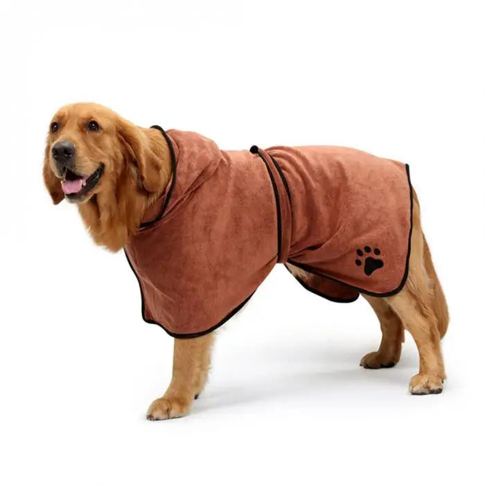 XS-XL Absorbent Quick Dry Pet Dog Bath Towel Bathrobe Cat Drying Towel Microfiber Warm Dog Clothes Paw Grooming Dog Supplies Hot (12)