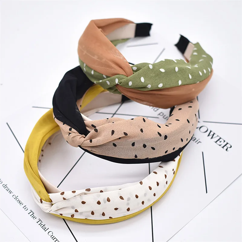 

Womens Headband Twist Hairband Bow Knot Cross Tie Velvet Headwrap Hair Band Hoop Hair Accessories h1-017