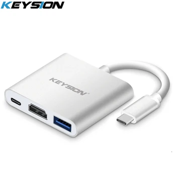 

KEYSION Type-C to HDMI Adapter USB Type C HDMI Multifunction converter with USB C HUB PD Charging Port and USB 3.0 for Macbook