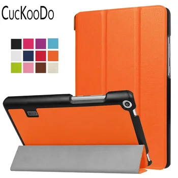 

CucKooDo Ultra Lightweight PU Leather Standing Cover with Auto Wake / Sleep Feature For Huawei MediaPad T3 7.0 Inch Tablet