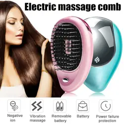 Волшебная электронная ионная расческа для волос мини-ионная вибрационная щетка для волос массажер для головы для салона укладки расческа