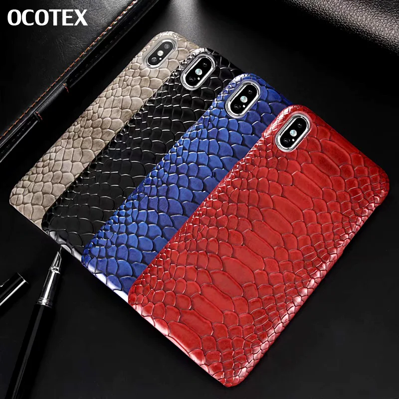

Crocodile Skin Snake Pattern Case For iPhone 11 Pro Max 6 6s 7 8 Plus X Cover For iPhone Xs Max Xr Luxury PU Leather Fundas