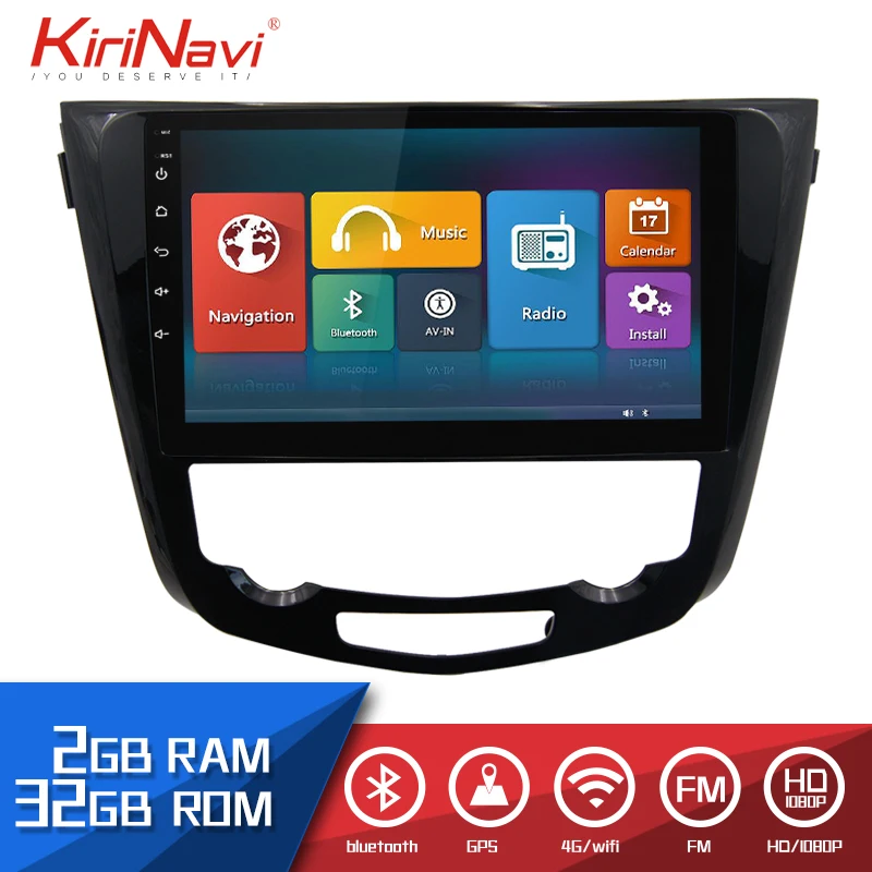 

Kirinavi Car Radio 10" Touch Screen 2 Din android for Nissan X-trail 2013-2019 dvd audio multimedia Navigation player radio