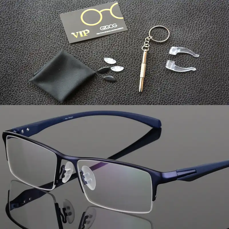 designer rimless eyeglass frames