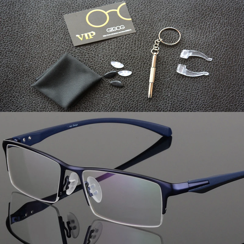 2019 Fashion Titanium rimless eyeglasses frame Brand designer Men