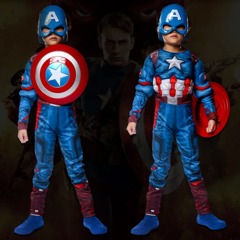 captain america costume for kids Halloween boys avengers