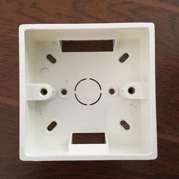 

86mm x 86mm Home Office Plastic Back Box Junction Box for General Using Wall Switch Push Button Square Panel Socket Face Plate