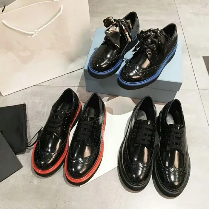 Zapatos De Plataforma up Caliente Redonda Oxford Zapatillas Señoras Lace Casual Mujer Mezclado Tallado Show Cozy as Venta Moda Show Color Pisos Punta As Las wF50XY