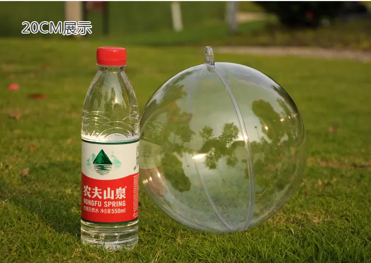 30 piezas 7/8/9/10 cm decoraciones de Navidad Bola de plástico transparente puede abrir plástico Navidad regalo de adorno transparente 30 piezas 7/8/9/10 cm decoraciones de Navidad Bola de plástico transparente puede abrir plástico Navidad regalo de adorno transparente