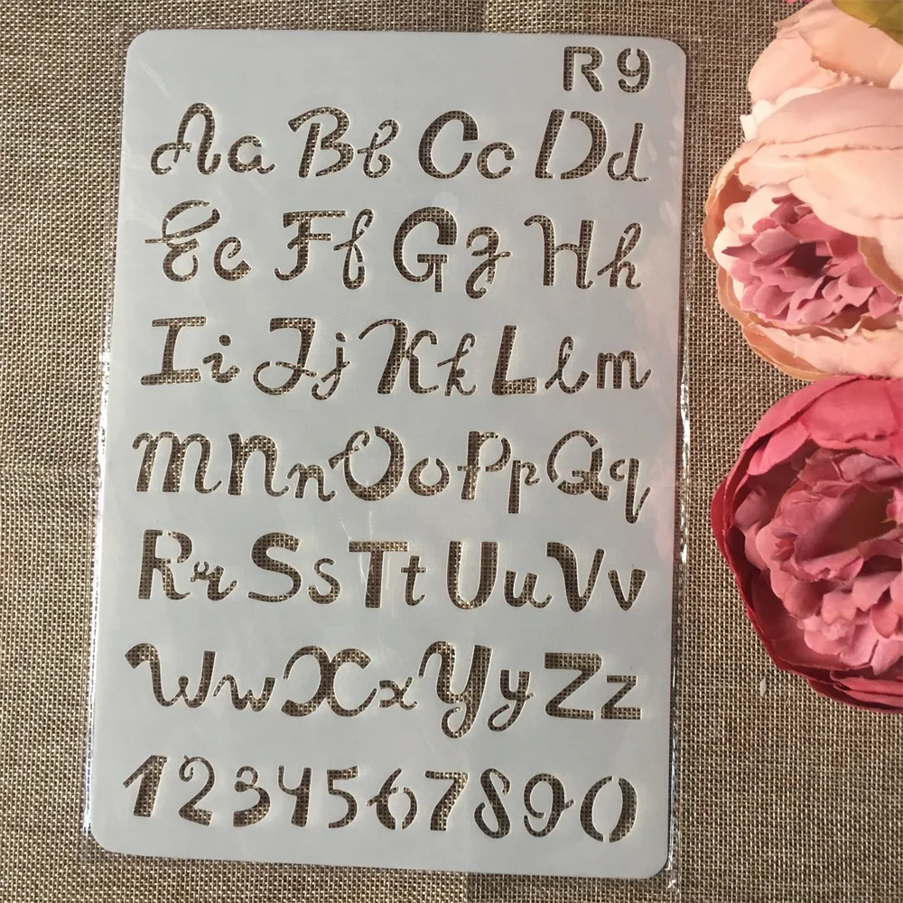 

1Pcs 26cm Alphabet Letters DIY Craft Layering Stencils Painting Scrapbooking Stamping Embossing Decor Paper Card Template