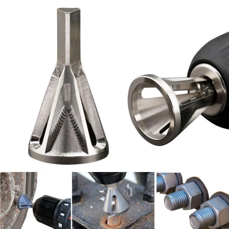 Deburring Outer Chamfering For Grinding Angle Trimming Exception Thorn Suitable Chuck Electric Drill Tool Chamfering Tool