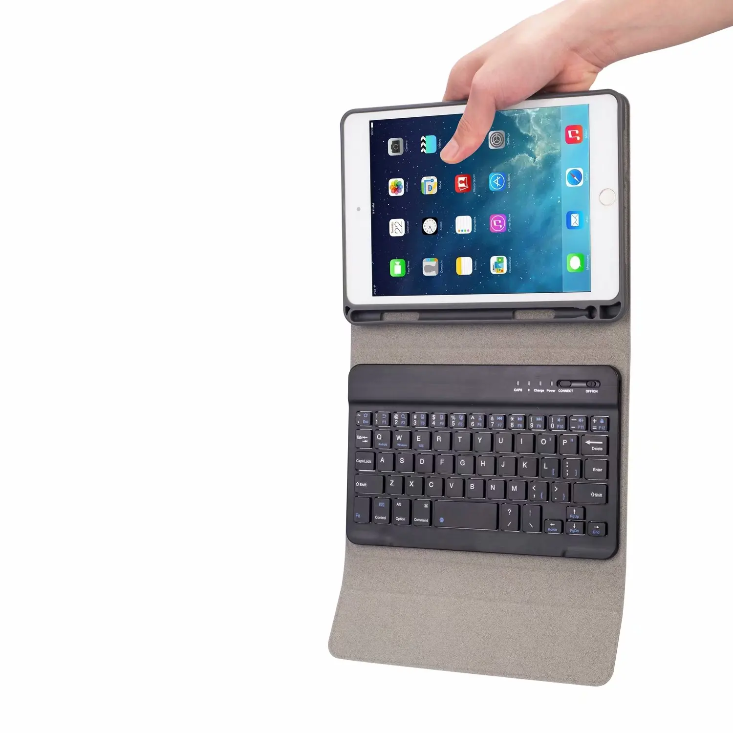 Bluetooth Keyboard Case For iPad Mini 4 5 Luxury PU Leather Cover for iPad Mini 5 2019 Funda with P