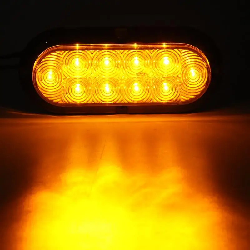 2 предмета автомобиля светодиодный боковые габаритные огни остановить поворота фонарь 10 светодиодный прицеп Предупреждение свет 12 В