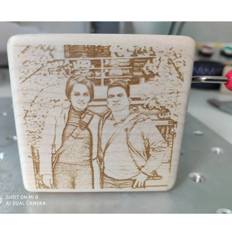 Handmade Nature Wood Customized Photo Music Box Diy Special Souvenir