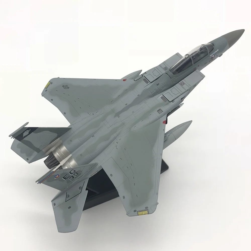 1:100 масштабный самолет реактивная модель F15 F-15 сплав металлическая игрушка Коллекция