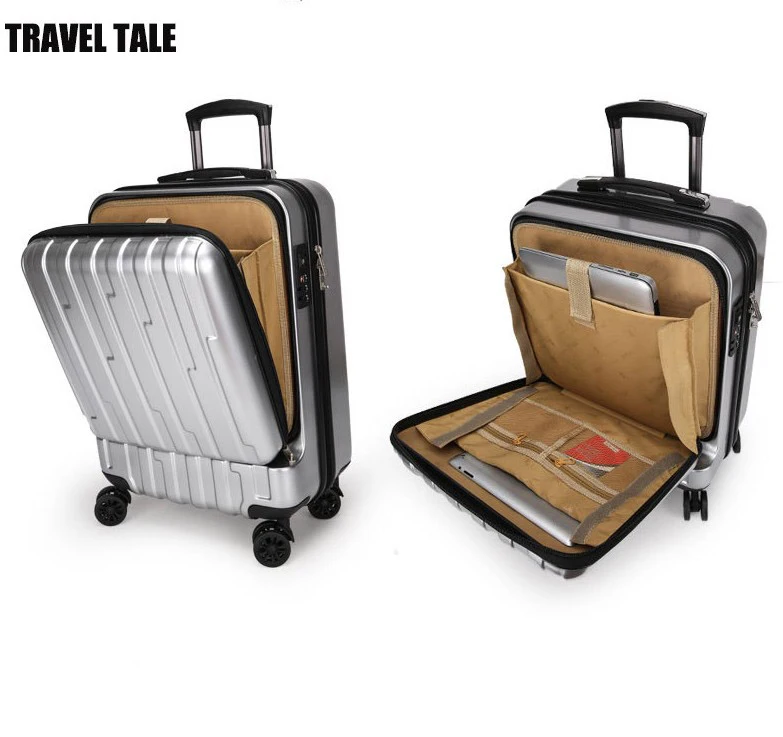 TRAVEL TALE 20 inch Opening cabine rolling luggage hardside spinner
