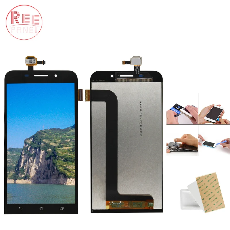 Reepanel экран для Asus Zenfone Max ZC550KL Z010D + дисплей кодирующий преобразователь сенсорного