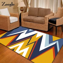 Zeegle ковер в скандинавском стиле для гостиной, для детской активности, Противоскользящие коврики для спальни, кофейный ковер напольный коврик