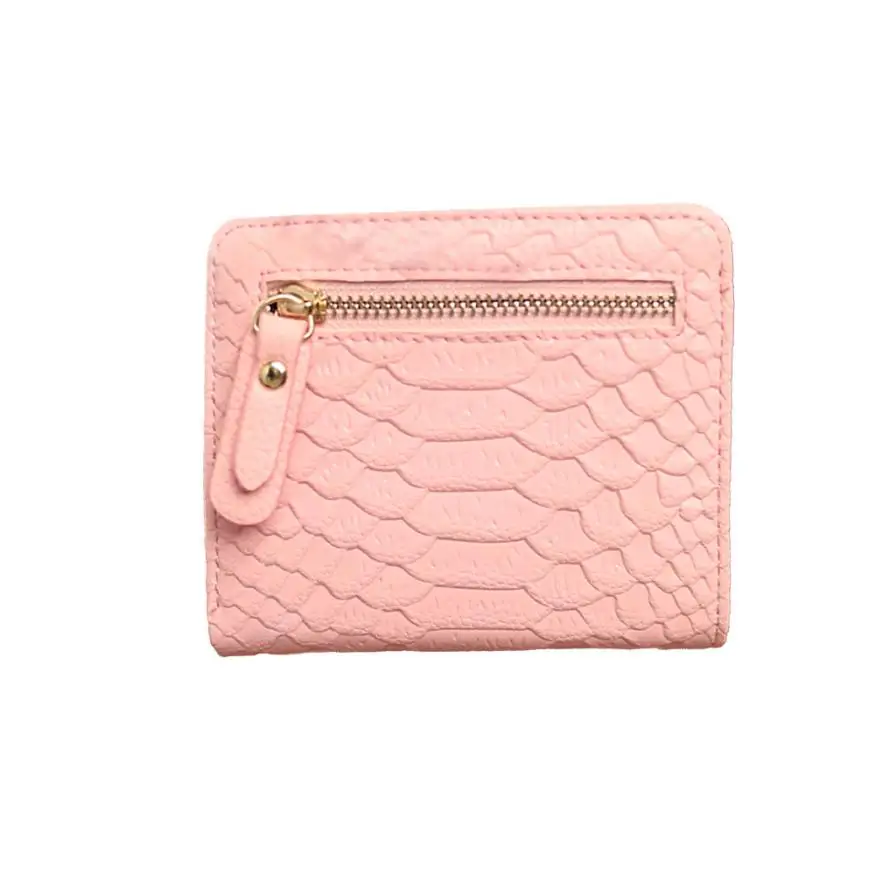 Naivety, новинка, длинный женский кошелек, Змеиный узор, из искусственной кожи, на молнии, сумочка для карт, многофункциональная, Monedero, 11S60930 - Цвет: Pink