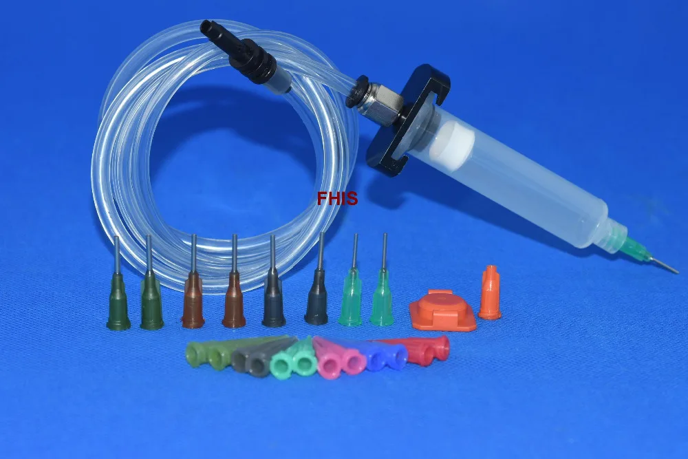 aluminum adapter Liquid Dispenser Solder Paste Adhesive Glue Syringe