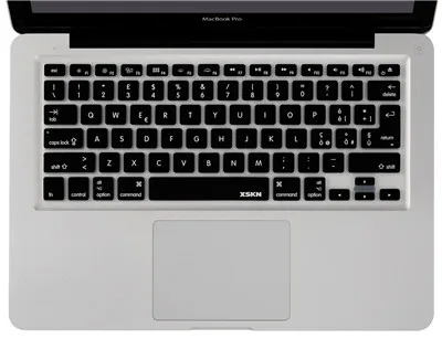 XSKN арабский Испанский Иврит Русский Французский Португальский Итальянский силиконовый чехол для клавиатуры для Macbook, XSKN Защита клавиатуры - Цвет: Italian Black