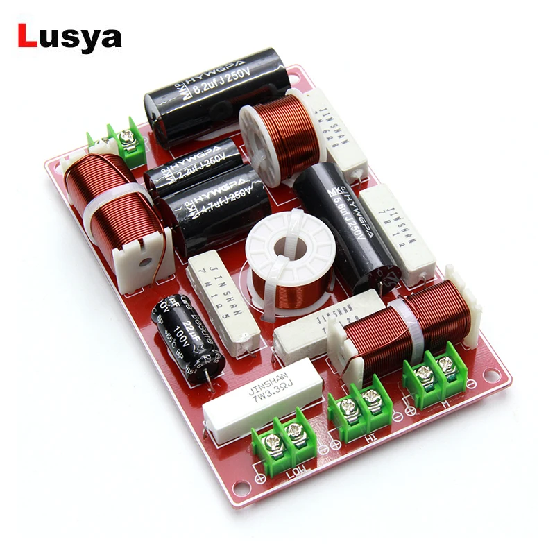 

High-quality three-way Hi-Fi Audio Treble + Middle+Bass 3 Units Crossover Speaker Frequency Divider amplifier audio T0512