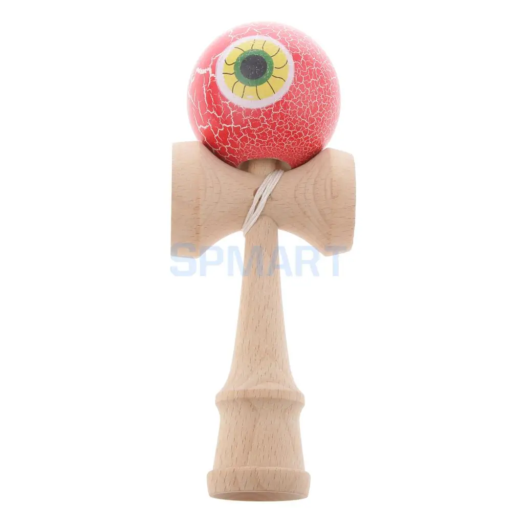 Eyeball Shaped краска для трескающих покрытий деревянные Kendama дети мастерство мяч игры дети веселые деревянные игрушки