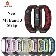 Mi Группа 3 ремешок спортивные силиконовые часы наручные браслет mi band3 ремешок аксессуары mi band3 Браслет Смарт для Xiaomi mi группа 3 ремень