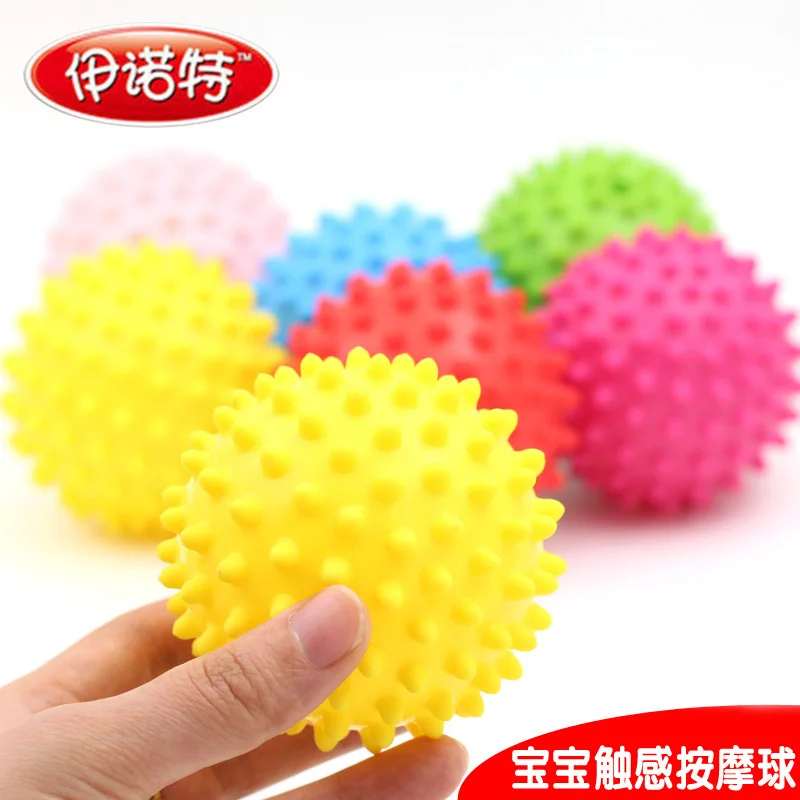 

1pcs Random color Tactile Massage Ball Concave Convex Hand Grab Balls Baby Sensory infant Pool Ball Puzzle Toy montessori toys
