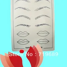 10 шт. Перманентный макияж бровей/губ кожа для обучения татуировкам для начинающих отличная татуировка бровей поставка