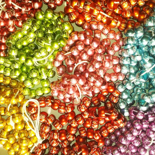 100pc free shipping Aluminium Pigeon Ring free color bird ring with