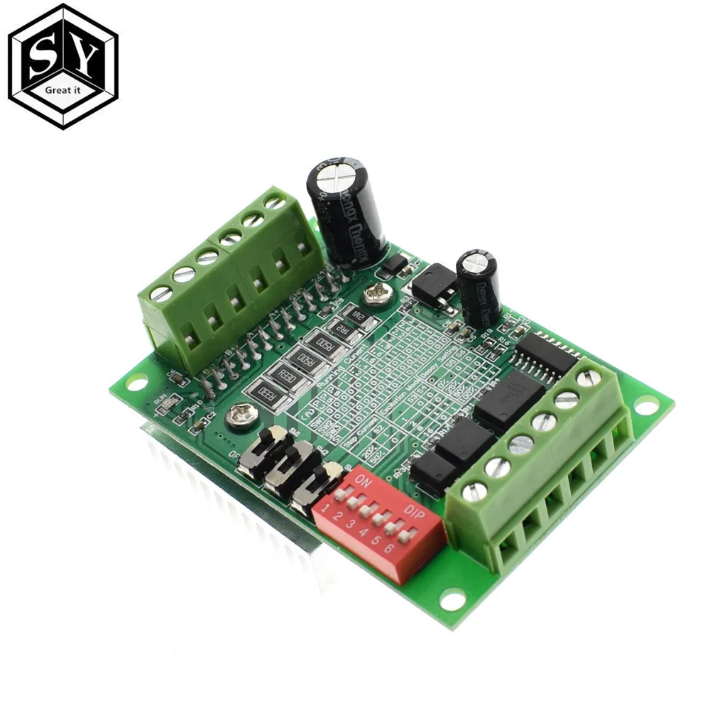 

1PCS TB6560 3A Stepper motor drives CNC stepper motor board Single axis controller 10 files motor controller board New TB6560AHQ