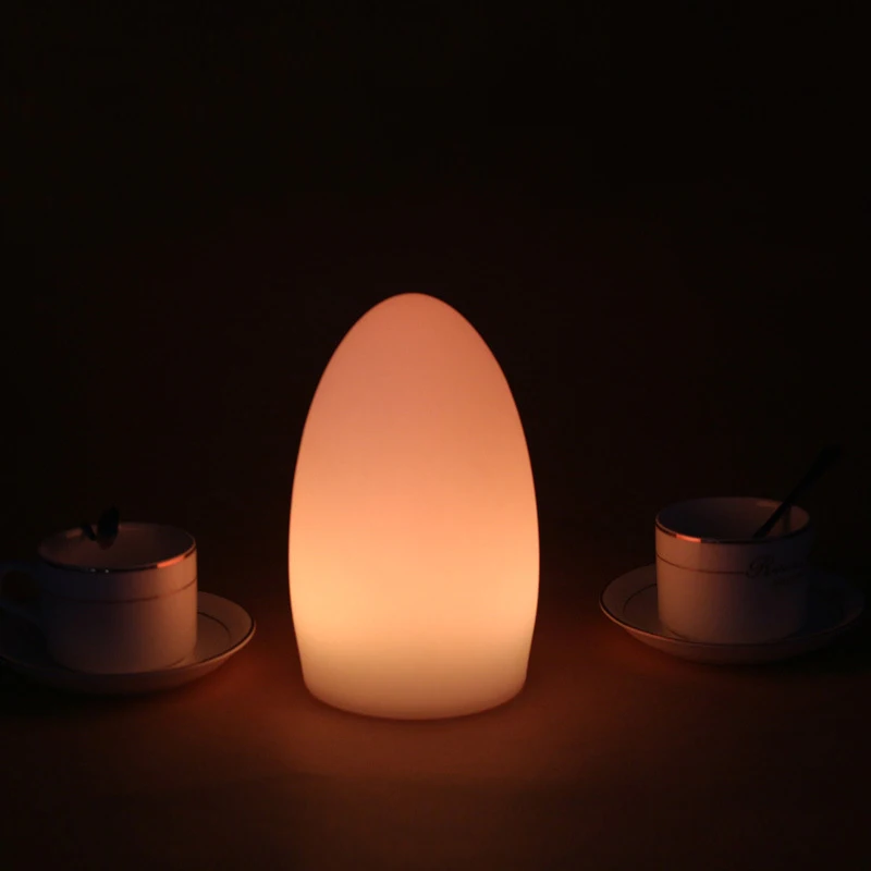 24Key дистанционного Управление RGB светодиодный яйцо настольная лампа Обеденная Перезаряжаемые украшения 16-Цвет свет светодиодный фонарик, рождественский подарок