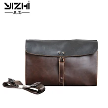 YIZHI, деловой мужской портфель, встроенная сумка для телефона, высокое качество, из искусственной кожи, сумки на плечо, сумка для компьютера