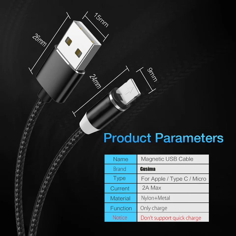 Магнитный Micro USB кабель Lasaier для iPhone samsung type-c, зарядное устройство, Магнитный адаптер, usb type C, кабели для мобильных телефонов