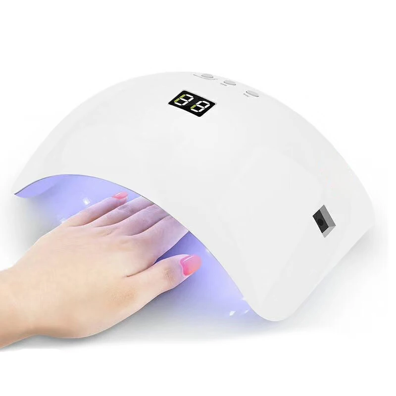 

Portable LED UV Nail Lamp Light Dryer for Gel Nails Builder Hard Gel Curing with 3 Timers YF2018